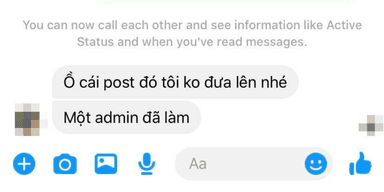 Một admin khác đã làm